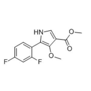 5-(2,4-二氟苯基)-4-甲氧基-1H-吡咯-3-羧酸甲酯,5-(2,4-difluorophenyl)-4-methoxy-1H-Pyrrole-3-carboxylic acid methyl ester