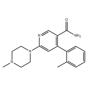 6-(4-甲基哌嗪-1-基)-4-(2-甲基苯基)烟酰胺（奈妥吡坦中间体）