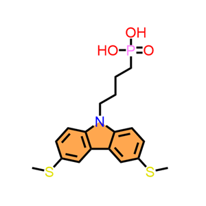 (4-(3,6-bis(methylthio)-9H-carbazol-9-yl)butyl)phosphonic acid