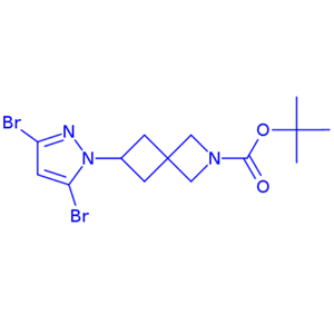 4-(3,5-二溴-1H-吡唑)-2-(叔丁氧基羰基)-2-氮雜螺[3.3]庚烷