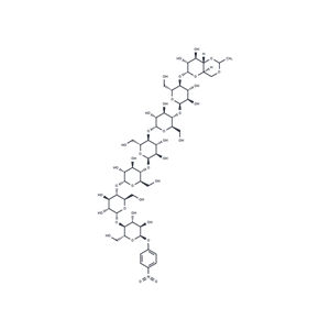 化合物 Ethylidene-4-nitrophenyl-a-D-Maltoheptaoside|T73745|TargetMol