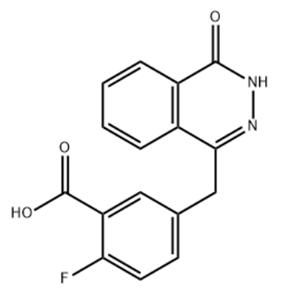 5-[(3,4-二氢-4-氧代-1-酞嗪基)甲基]-2-氟苯甲酸,2-fluoro-5-((4-oxo-3,4-dihydrophthalazin-1-yl)Methyl)benzoic acid