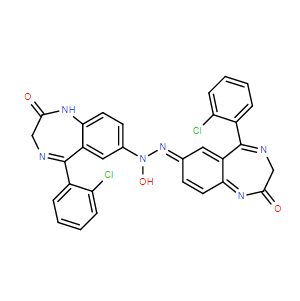 氯硝西泮雜質(zhì),(Z)-1,2-bis(5-(2-chlorophenyl)-2-oxo-2,3-dihydro-1H-benzo[e][1,4]diazepin-7-yl)diazene 1-oxide