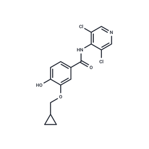 化合物 3-(Cyclopropylmethoxy)-N-(3,5-dichloropyridin-4-yl)-4-hydroxybenzamide,3-(Cyclopropylmethoxy)-N-(3,5-dichloropyridin-4-yl)-4-hydroxybenzamide