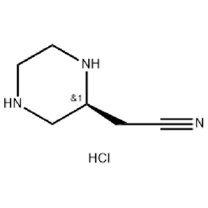 (S)-2-(哌嗪-2-基)乙腈二鹽酸