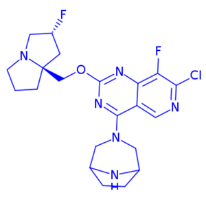 3,8-Diazabicyclo[3.2.1]octane, 3-[7-chloro-8-fluoro-2-[[(2R,7aS)-2-fluorotetrahydro-1H-pyrrolizin-7a(5H)-yl]methoxy]pyrido[4,3-d]pyrimidin-4-yl]-