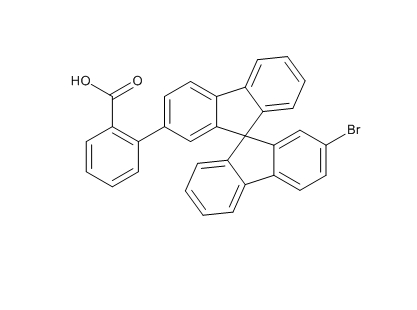 2-(2'-bromo-9,9'-spirobi[fluoren]-2-yl)benzoic acid,2-(2'-bromo-9,9'-spirobi[fluoren]-2-yl)benzoic acid