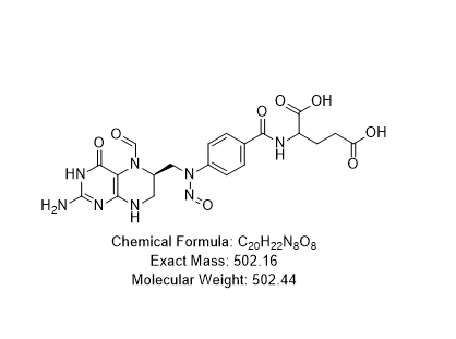 N-亚硝基左旋亚叶酸-2,N-nitroso-levomefolic acid-2