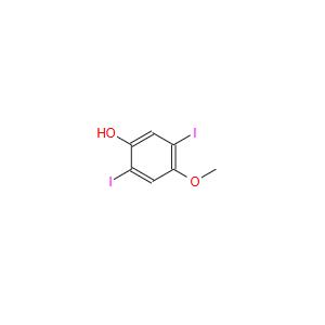 2-甲氧基-4-羟基-对二碘苯,2,5-diiodo-4-methoxyPhenol