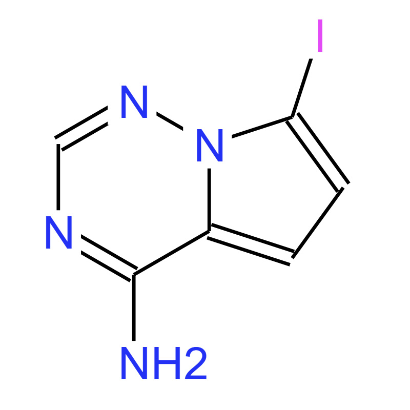 7-碘吡咯并[2,1-F][1,2,4]三嗪-4-胺,4-amino-7-iodopyrrolo[2,1-f][1,2,4]triazine