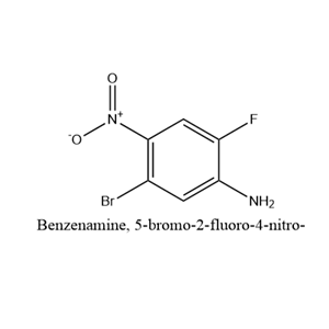 Benzenamine, 5-bromo-2-fluoro-4-nitro-