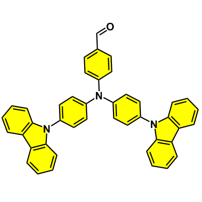 4-{雙[4-(9H-咔唑-9-基)苯基]氨基}苯甲醛,4-(Bis(4-(9H-carbazol-9-yl)phenyl)amino)benzaldehyde