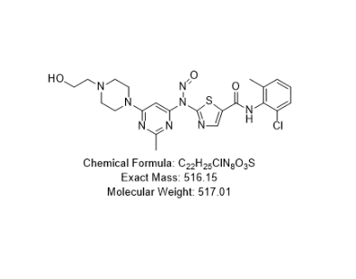 N-亚硝基达沙替尼,N-Nitroso Dasatinib