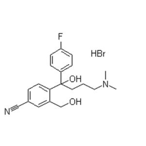 4-[4-(二甲氨基)-1-(4-氟苯基)-1-羟丁基]-3-羟甲基苯腈氢溴酸盐