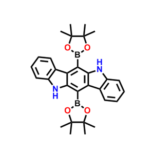 6,12-雙（4,4,5,5-四甲基-1,3,2-二氧雜硼烷-2-基）-5,11-二氫吲哚并[3,2-b]咔唑