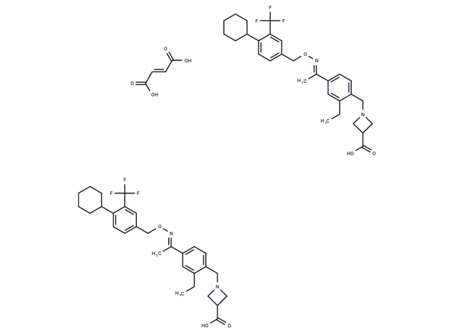 化合物 Siponimod hemifumarate,Siponimod hemifumarate