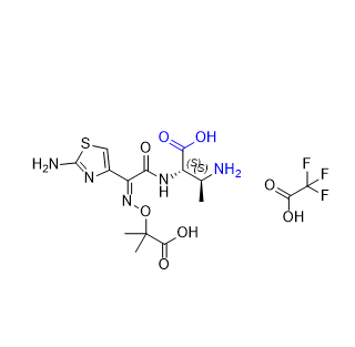 氨曲南雜質(zhì)02,(2S,3S)-3-amino-2-((Z)-2-(2-aminothiazol-4-yl)-2-(((2-carboxypropan-2-yl)oxy)imino)acetamido)butanoic acid