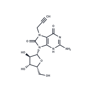 化合物 7-Propargyl-7,8-dihydro-8-oxo-9-(beta-D-xylofuranosyl)guanine,7-Propargyl-7,8-dihydro-8-oxo-9-(beta-D-xylofuranosyl)guanine