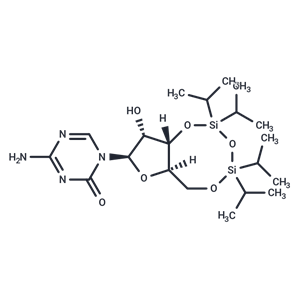 化合物 4-Amino-1-[3,5-O-[1,1,3,3-tetrakis(1-methylethyl)-1,3-disiloxanediyl]-beta-D-ribofuranosyl]-1,3,5-triazin-2(1H)-one|TNU0901|TargetMol