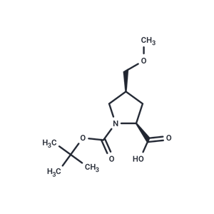 化合物 (2S,4S)-1-(tert-Butoxycarbonyl)-4-(methoxymethyl)pyrrolidine-2-carboxylic acid,(2S,4S)-1-(tert-Butoxycarbonyl)-4-(methoxymethyl)pyrrolidine-2-carboxylic acid