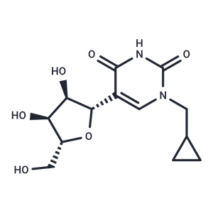 化合物 N1-Cyclopropylmethylpseudouridine|TNU0077|TargetMol