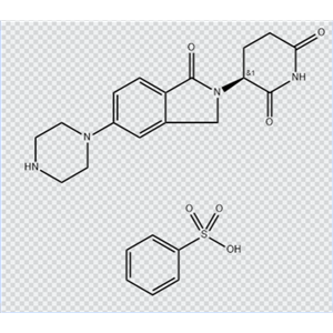 (S)-3-(1-氧代-5-(哌嗪-1-基)異吲哚啉-2-基)哌啶-2,6-二酮苯磺酸鹽