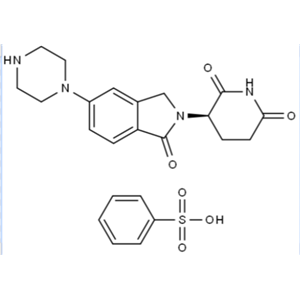 (R)-3-(1-氧代-5-(哌嗪-1-基)異吲哚啉-2-基)哌啶-2,6-二酮苯磺酸鹽