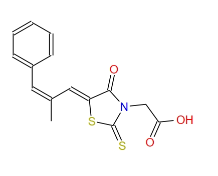 依帕司他异构体,(Z,Z)-5-(2-Methyl-3-phenyl-propenylidene)-4-oxo-2-thioxo-3-thiazolidineacetic Acid