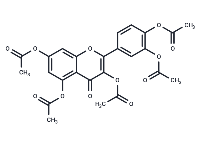 化合物 Quercetin pentaacetate,Quercetin pentaacetate
