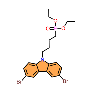 [4-(3,6-dibromocarbazol-9-yl)butyl]phosphonic acid diethyl ester 2986396-82-9