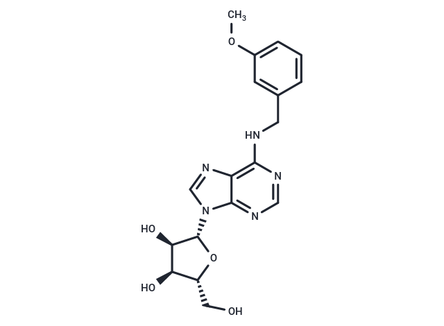 化合物 N6-(m-Methoxybenzyl)adenosine,N6-(m-Methoxybenzyl)adenosine