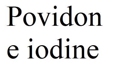 聚乙烯吡咯烷酮碘,Povidone iodine