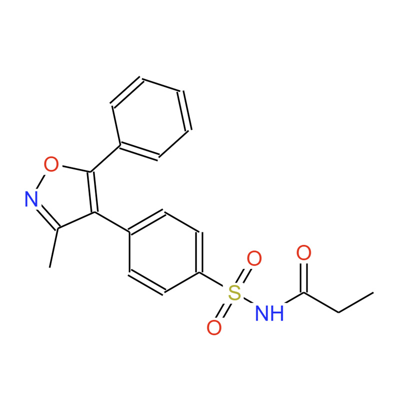 帕瑞昔布鈉雜質(zhì)42,N-((4-(3-methyl-5-phenylisoxazol-4-yl)phenyl)sulfonyl)propionamide
