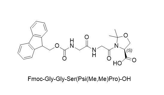 Fmoc-Gly-Gly-Ser(Psi(Me,Me)Pro)-OH,Fmoc-Gly-Gly-Ser(Psi(Me,Me)Pro)-OH