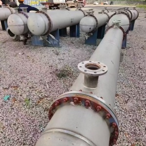 二手不锈钢冷凝器,stainless steel condenser