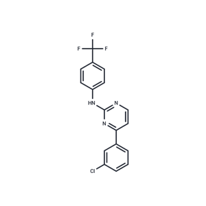 4-(3-氯苯基)-N-[4-(三氟甲基)苯基]嘧啶-2-胺|T13276|TargetMol