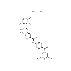 化合物 Ensartinib (X-396) dihydrochloride|T22324|TargetMol
