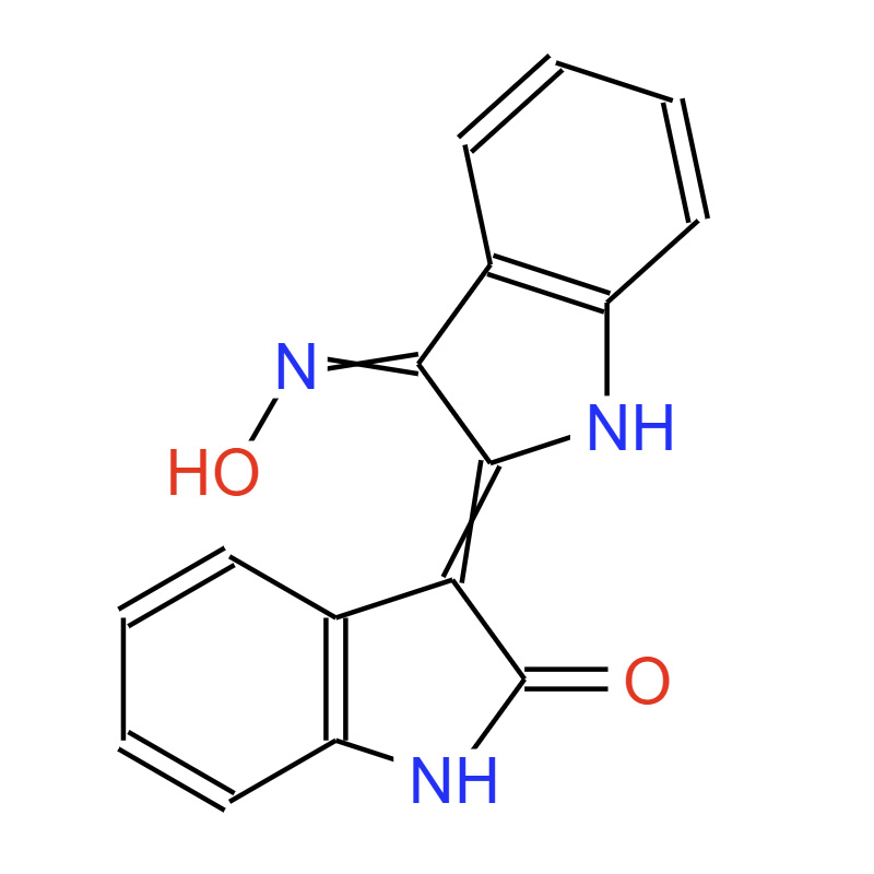 靛玉紅-3'-單肟,Indirubin 3'-MonoxiMe