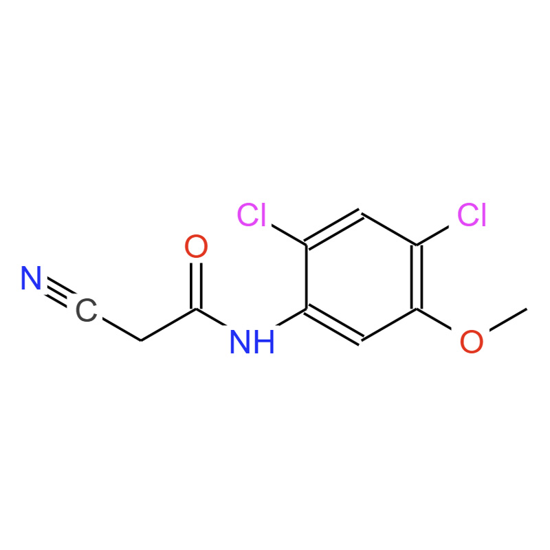 2-氰基-N-(2,4-二氯-5-甲氧苯基)乙酰胺,2-Cyano-N-(2,4-dichloro-5-methoxyphenyl)acetamide
