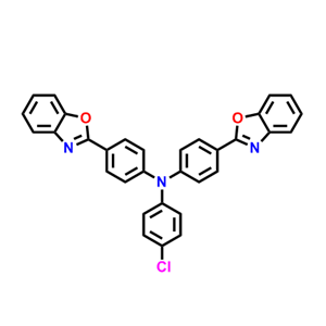 4-(benzo[d]oxazol-2-yl)-N-(4-(benzo[d]oxazol-2-yl)phenyl)-N-(4-chlorophenyl)aniline