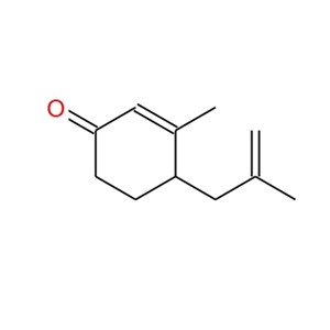 2-Cyclohexen-1-one, 3-methyl-4-(2-methyl-2-propen-1-yl)-,2-Cyclohexen-1-one, 3-methyl-4-(2-methyl-2-propen-1-yl)-