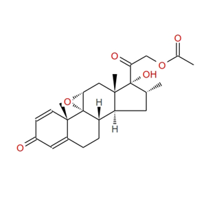 地塞米松杂质,Pregna-1,4-diene-3,20-dione, 21-(acetyloxy)-9,11-epoxy-17-hydroxy-16-methyl-, (11α,16α)-