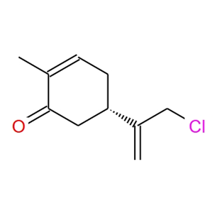 2-Cyclohexen-1-one, 5-[1-(chloromethyl)ethenyl]-2-methyl-, (5S)-