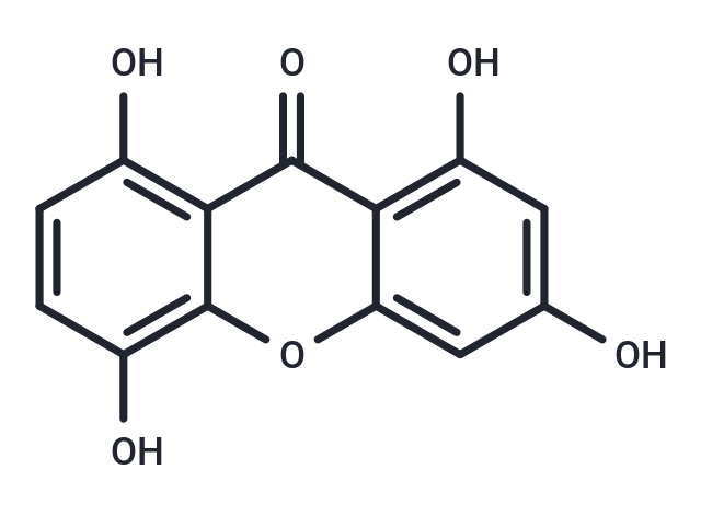 去甲基雛葉龍膽酮,1,3,5,8-Tetrahydroxyxanthone