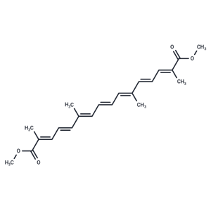 化合物 Crocetine dimethyl ester,Crocetine dimethyl ester