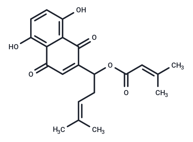 β,β-二甲基丙烯酰紫草素,β,β-Dimethylacrylshikonin