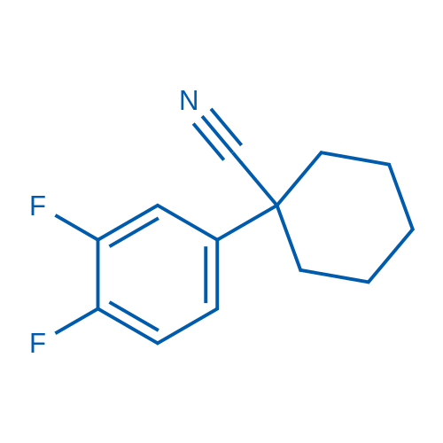 1-（3,4-二氟苯基）环己烷腈,1-(3,4-DIFLUOROPHENYL)CYCLOHEXANECARBONITRILE
