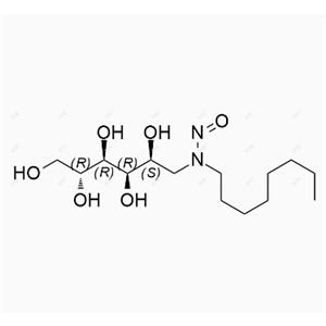 N-亚硝基葡辛胺,N-octyl-N-((2S,3R,4R,5R)-2,3,4,5,6-pentahydroxyhexyl)nitrous amide