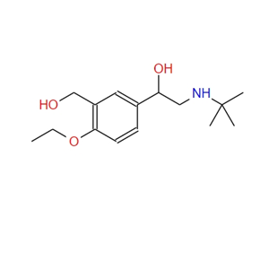 沙丁胺醇EP雜質(zhì)O,2-(tert-butylamino)-1-(4-ethoxy-3-(hydroxymethyl)phenyl)ethanol