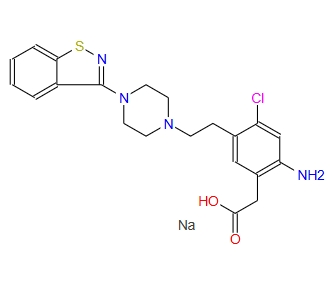 齐拉西酮环打开杂质(杂质C),Ziprasidone Ring-opened IMpurity (IMpurity C)